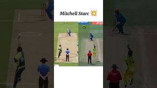 Mitchell Starc bowling action comparison shorts viral [upl. by Siuqram]