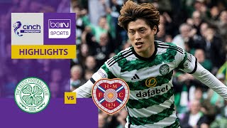 Celtic v Hearts  Scottish Premiership 2324 Match Highlights [upl. by Sosthenna]