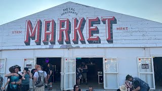 Hellfest 2024  Metal Market walkthrough [upl. by Esinned]