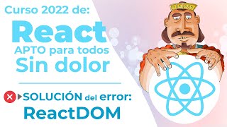 Error de REACT SOLUCIONADO 🚀quotWarning ReactDOM render is no longer supported in React 18quot ReactDOM [upl. by Germain]