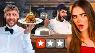 Rose Reacts to SIDEMEN OPEN A 5 STAR RESTAURANT [upl. by Aholla]