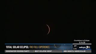 Betsy Kling covers the eclipse from path of totality [upl. by Hplodnar]