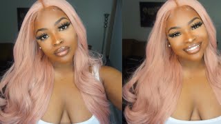 Rose Gold Amazon Wig  38  LucyHairWig 🌸 [upl. by Berny]