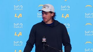 Justin Herbert Postgame Press Conference vs Ravens  LA Chargers [upl. by Fredella656]