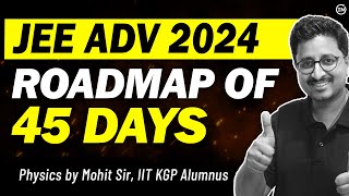 JEE Advanced 2024  45 Days Roadmap  A Seat in IIT  Physics  Eduniti  Mohit Sir [upl. by Eyot]