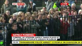 Roz Meehan and The Gardiner Street Gospel Choir at Stephen Gatelys funeral [upl. by Placeeda]