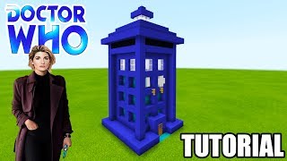 Minecraft Tutorial How To Make A Tardis House from Dr Who quotDr Whoquot [upl. by Drye]