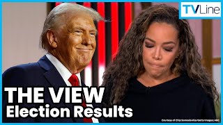 The View  Sunny Hostin Reacts to Trump’s Win ‘I’m Profoundly Disturbed’ [upl. by Takakura813]