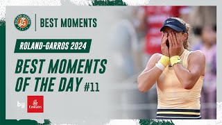 Best moments of the day 11  RolandGarros 2024 [upl. by Bertina]