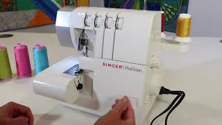 Singer 14CG754 ProFinish Serger Overlock 4 Machine Overview [upl. by Jeff]