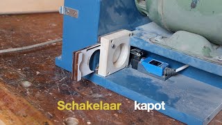 Schakelaar schijfschuurmachine repareren [upl. by Weinstock911]