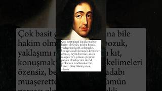 Spinoza Çok basit görgüfelsefe [upl. by Darbie]