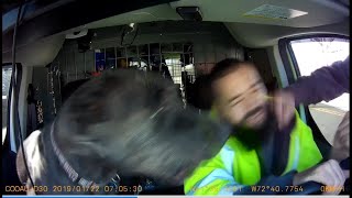 Video shows Meriden officer punch person in the face during road rage incident [upl. by Mariquilla]