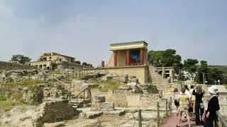 Le palais de Knossos Cnosos  Crète  Grèce [upl. by Fidelio]