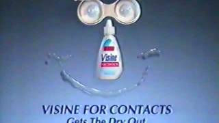 quotVisine Contact Lens Moistener Dropsquot TV Ad USA June 13 2003 [upl. by Cirderf]