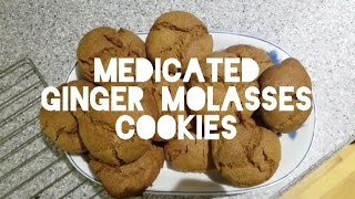 Making Medicated Ginger Molasses Cookies with nessieskitchen [upl. by Eusebio]