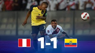 Eliminatorias  Perú 11 Ecuador  Fecha 16 [upl. by Wiener]