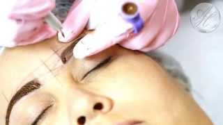 Microblading  Fio a Fio Realista  6 [upl. by Talia]