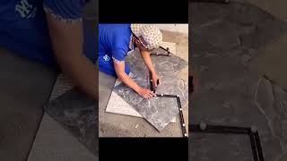 DIY Tutorial Tool For Cutting Floor Tiles tiles tiling diytutorial diytools tilers tileshop [upl. by Dovev]