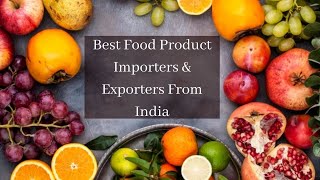 Best Food Product Importers amp Exporters From India  Pisum Foods [upl. by Joao]