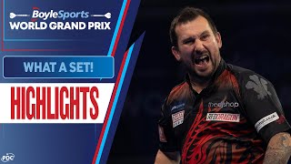 The best set of the 2021 BoyleSports World Grand Prix  Clayton v Price  Set Three [upl. by Andreana]