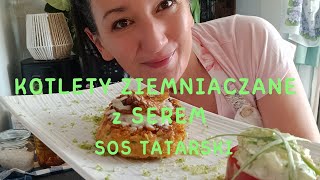 KOTLETY ZIEMNIACZANE Z SEREMSOS TATARSKI 🧑‍🍳 BONUS🧑‍🍳 CHIPSY z OBIEREK🥔🧑‍🍳🧑‍🍳❤️❤️ [upl. by Enitsuj877]