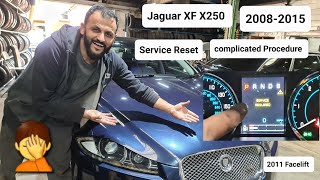 how to  Service Reset on Jaguar XF X250 complicated [upl. by Nhguavahs]