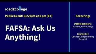 FAFSA Ask Us Anything [upl. by Shiff]