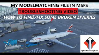 MSFS VATSIM Airline Modelmatching  Livery Troubleshooting Video MSFS2020  vPilot [upl. by Yelyr]