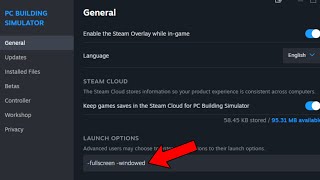 How To Start Steam Games in Windowed or Full Screen [upl. by Ahsietal561]