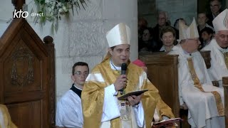 Messe dordination épiscopale de Mgr Grégoire Drouot évêque de Nevers [upl. by Cirted]