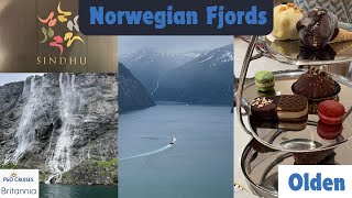 NORWEGIAN FJORDS CRUISE 🇳🇴🚢 Olden  PampO Cruises Britannia  MayJune 2024 [upl. by Nimoynib]