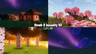 Newb X Insanity Shader Minecraft Pe 121  Pc Shader For Mcpe 121  Game Load [upl. by Cornelie]