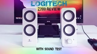 logitech Z200 speakers review amp sound test  Best budget speakers [upl. by Eckardt]