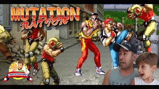 Mutation Nation Neo Geo 1993 – No Commentary Complete Multiplayer Gameplay [upl. by Aimet]