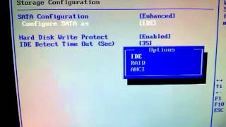 Como fazer a configuração AHCI na bios do pc [upl. by Thibaut218]