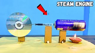 We Made a Steam Engine At Home  😨 क्या यह चलेगा कि नहीं  Amazing Results [upl. by Layla756]