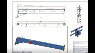 HiCAD Charpente métallique  Assemblage  Plan de fabrication [upl. by Aneerol]