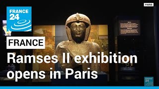 Major exhibition in Paris showcases sarcophagus of Ramses II • FRANCE 24 English [upl. by Suirauqed120]