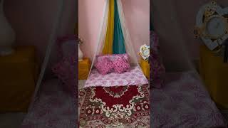 Easy DIY canopy decoration👌🏻 viralvideo canopydecoration canopytent dosubscribe dosupport [upl. by Alamat392]