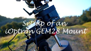 Setting Up GEM28 Mount [upl. by Bekah]