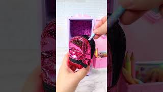 Satisfying with Unboxing amp Review Miniature School Locker Set Toys Kitchen Video  ASMR Videos [upl. by Henrieta]