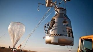 Felix Baumgartner Der Heliumballon und die Kapsel [upl. by Marten]