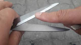 쉽게 배울수있는 멀티툴 가위 샤프닝 Easy to learn multitool scissors sharpening [upl. by Dania]