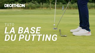 TUTO GOLF  Découvrez les bases du Putting Technique  Débutant ⛳️ I Decathlon [upl. by Neivad]