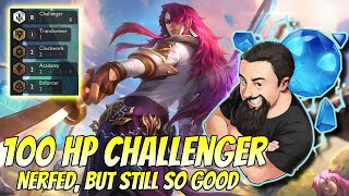 100 HP Challenger  Nerfed but still so good  TFT Gizmos amp Gadgets  Teamfight Tactics [upl. by Fredelia]