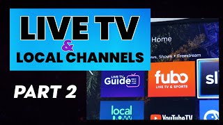 How to Watch Live TV amp Local Channels on Roku amp Roku TV PART II [upl. by Dorraj764]