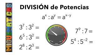 División de Potencias de números enteros [upl. by Coulson]