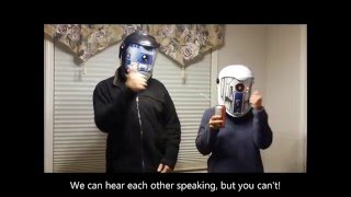 Droid quotTranslatorquot Helmets Demonstration [upl. by Willy]