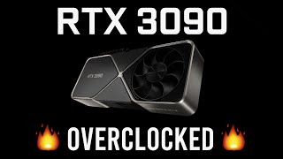 RTX 3090 Overclocked Benchmark RTX 3090 OC vs 3090 vs 3080 vs 2080 Ti vs 2080 Super [upl. by Ahsoem414]